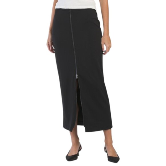 KENNETH COLE Zip A-line Midi Skirt - Picture 1 of 2